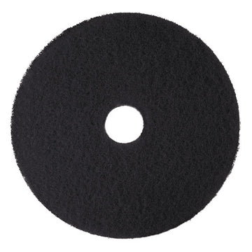 3M™ Low-speed High Productivity Floor Pads 7300, 18" Diameter, Black, 5-carton freeshipping - TVN Wholesale